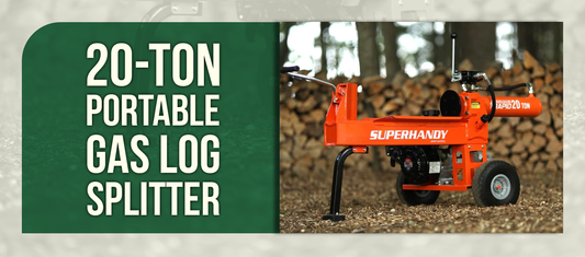 20-Ton Portable Gas Log Splitter