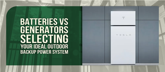 Batteries vs Generators Selecting Your Ideal Outdoor Backup Power System