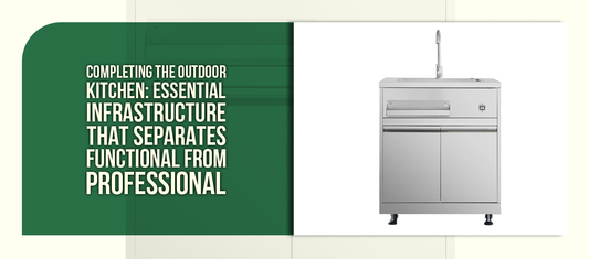 Completing the Outdoor Kitchen: Essential Infrastructure That Separates Functional from Professional