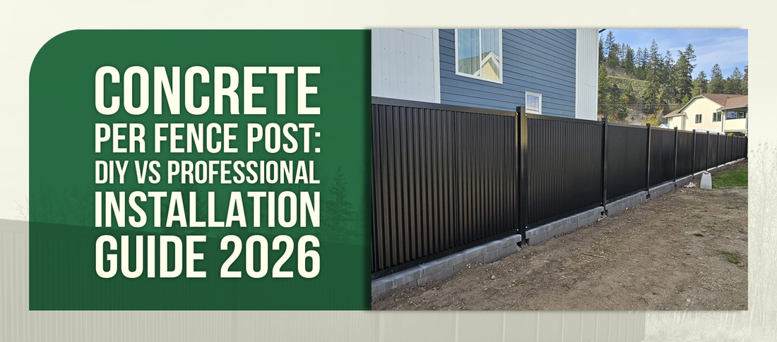 Concrete Per Fence Post: DIY vs Professional Installation Guide 2026