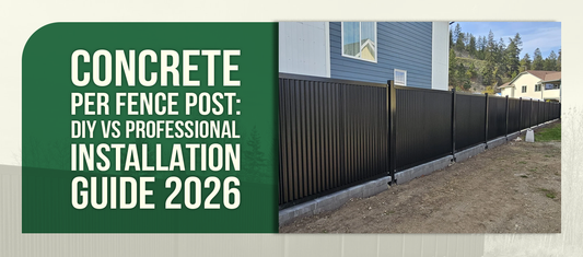 Concrete Per Fence Post: DIY vs Professional Installation Guide 2026