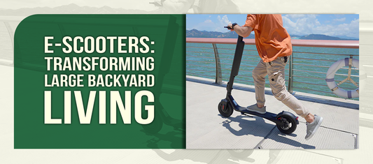Enhancing Your Property with Electric Mobility: How E-Scooters Transform Large Backyard Living