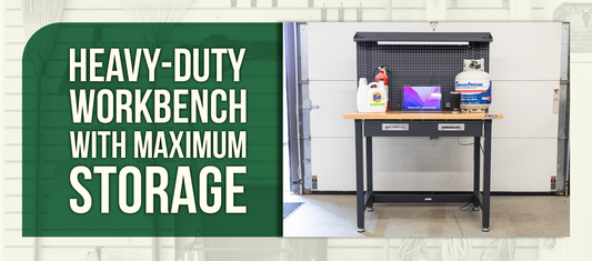 Heavy-Duty Workbench With Maximum Storage