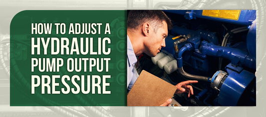 How To Adjust A Hydraulic Pump Output Pressure