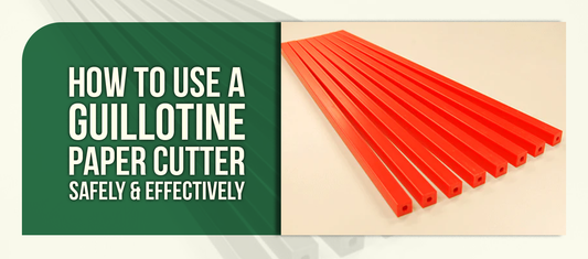 How To Use a Guillotine Paper Cutter Safely & Effectively