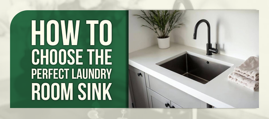 How to Choose the Perfect Laundry Room Sink