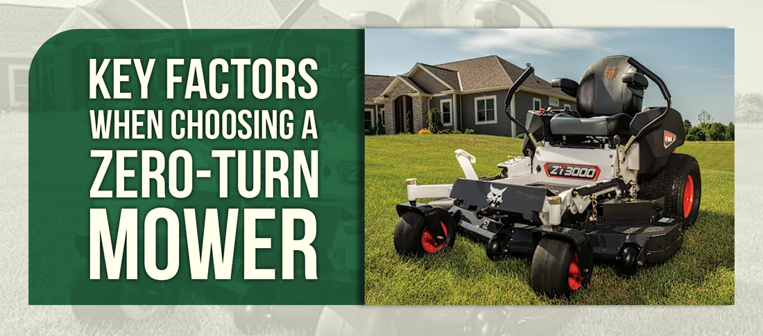 Key Factors When Choosing a Zero-Turn Mower