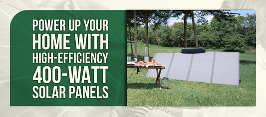 Power Up Your Home with High-Efficiency 400-Watt Solar Panels