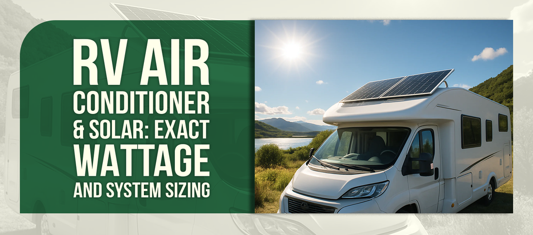RV Air Conditioner & Solar: Exact Wattage and System Sizing
