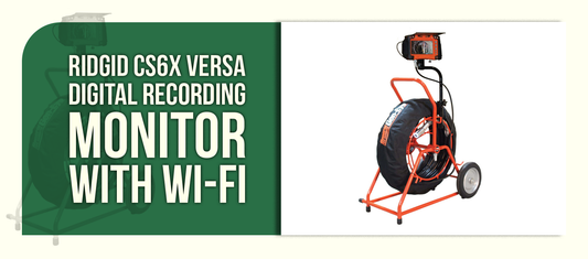 Ridgid CS6x VERSA Digital Recording Monitor with Wi-Fi