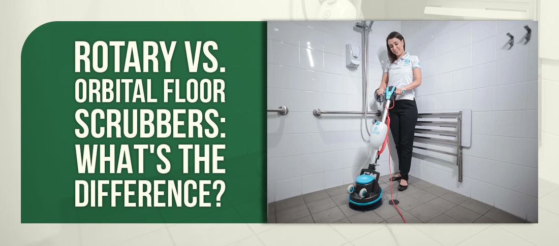 Rotary vs. Orbital Floor Scrubbers: What's the Difference?