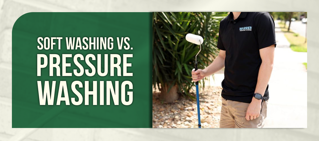 Soft Washing vs. Pressure Washing