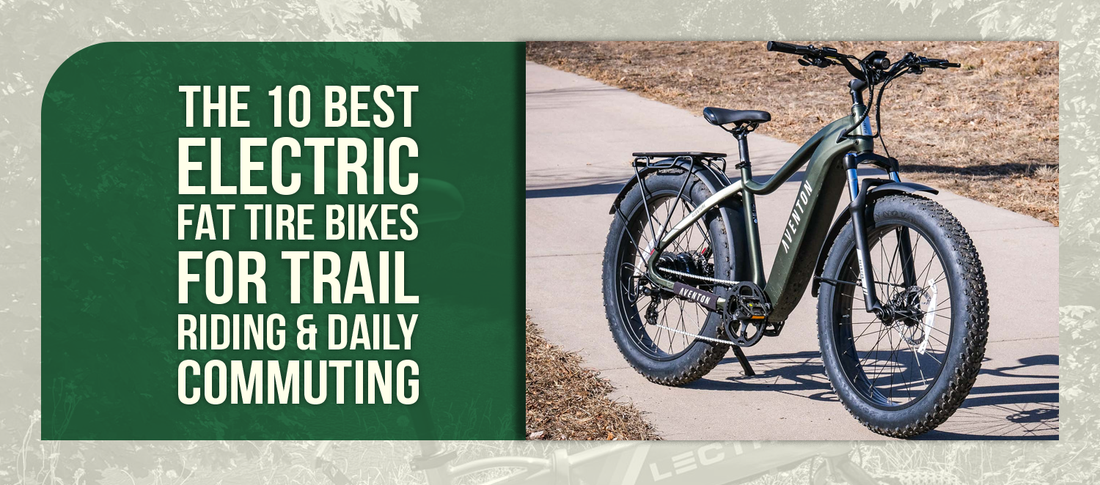 The 10 Best Electric Fat Tire Bikes for Trail Riding & Daily Commuting