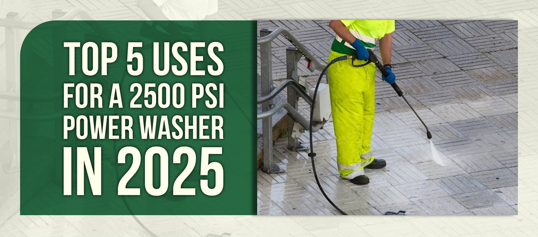 Top 5 Uses for a 2500 PSI Power Washer in 2025