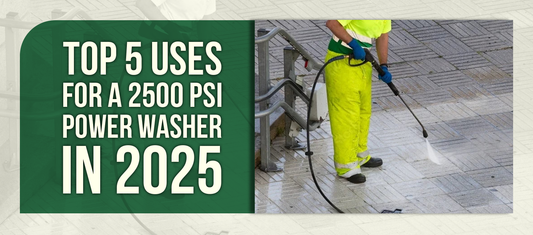 Top 5 Uses for a 2500 PSI Power Washer in 2025
