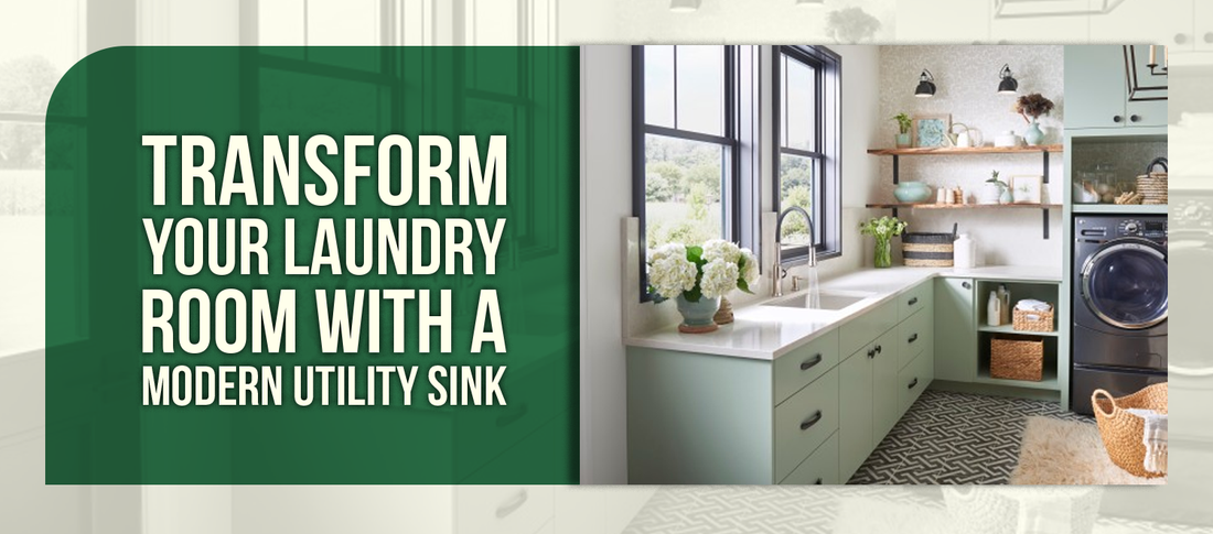 Transform Your Laundry Room with a Modern Utility Sink