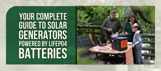 Your Complete Guide to Solar Generators Powered by LiFePO4 Batteries