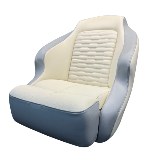 TACO Marine Limited Edition Anclote Bucket Seat, Ivory & Marble - BA1-25-OBS