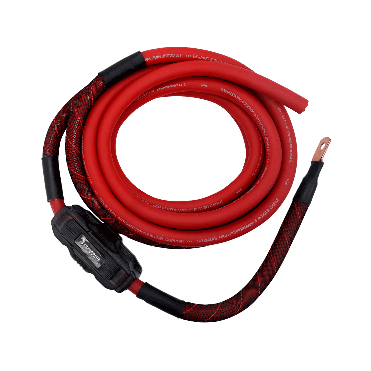 Diamond Audio 2-Channel 0 Gauge Amplifier Installation Kit W/ RCA Interconnect and 20 ft Speaker Cable - HX02