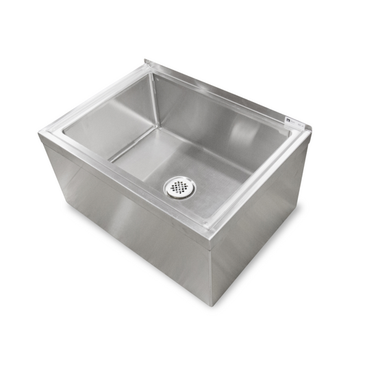 John Boos EMS-2016-12 Floor Mounted 20" x 16" x 12" Mop Sink - JBEMS201612