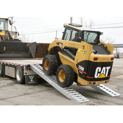 Adam Equipment 12' L x 16" W Heavy Equipment Ramps, Hook End, Stub Foot - 12,000 lb. per Axle