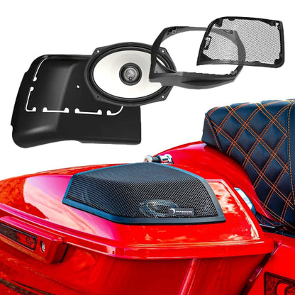 Diamond Audio 2014-2023 Harley Davidson Cut In Lid Kit with MP692 (2Ω) Speakers - MSMP692LK