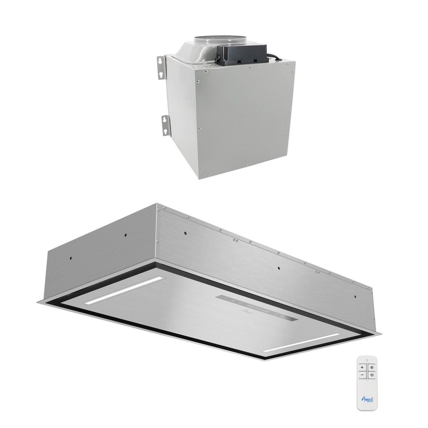 AWOCO  RH-IT08-CR Ceiling Mount Range Hood  Split Insert - 1000 CFM & 8" Vent - RH-IT08-CR30