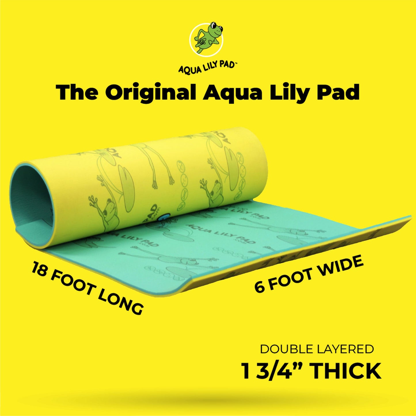 Summer Waves Aqua Lily Pad Water Mat Playground Floating Foam Pad Bundle w/ Nylon Storage Bag - 230903