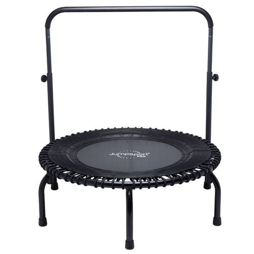 Disc-O-Bed JumpSport 350 PRO Lightweight 39-Inch Adults Fitness Trampoline & Handle Bar - 250151