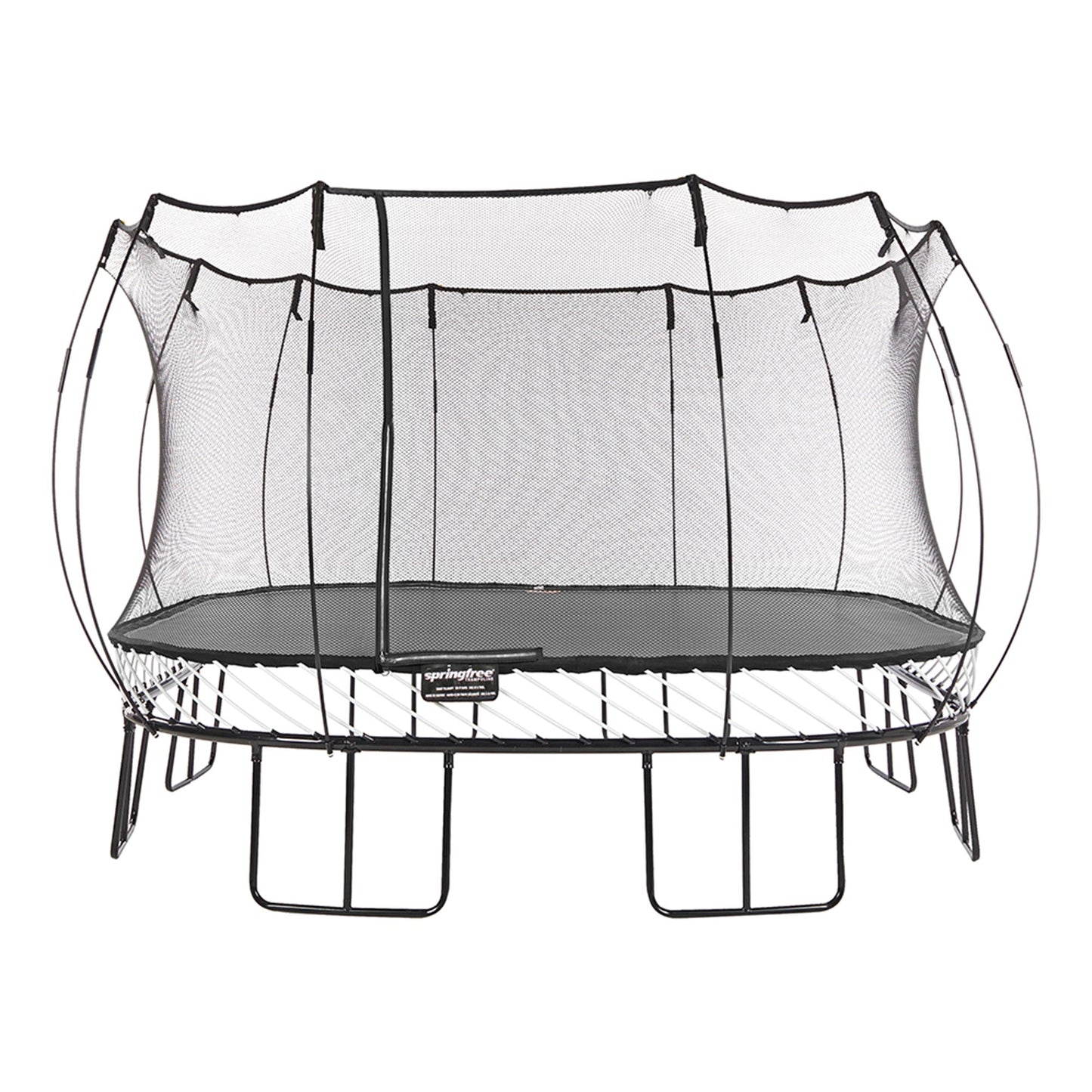 Springfree Trampoline Kids Square 13 Ft Trampoline & FlexrStep V2 Safety Ladder - 299875