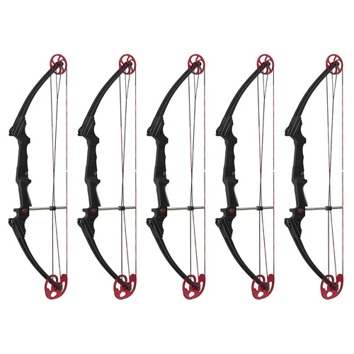 Genesis Archery Original Adjustable Right Handed Compound Bow, Black (5 Pack) - 323580