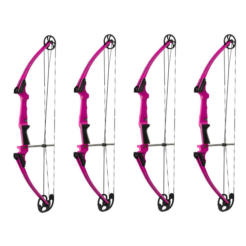 Genesis Archery Compound Bow Adjustable Sizing for Right Handed, Purple (4 Pack) - 323668
