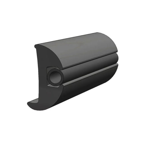 Taco Marine  50'  Black 1-7/8’’ X 1-1/8’’ FLEXIBLE RUB RAIL  Part#  - V11-2423BKA50-1