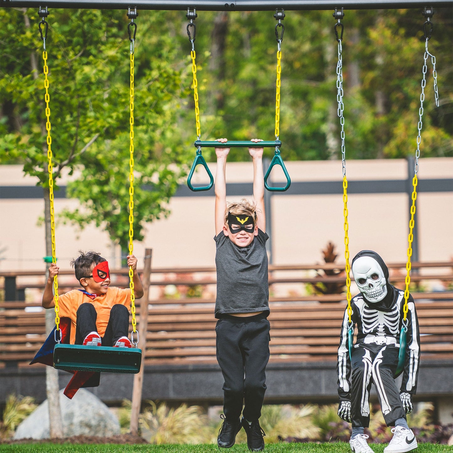 gobaplay Modular Steel Outdoor Adventure Swing Set Extension Package  - 407523