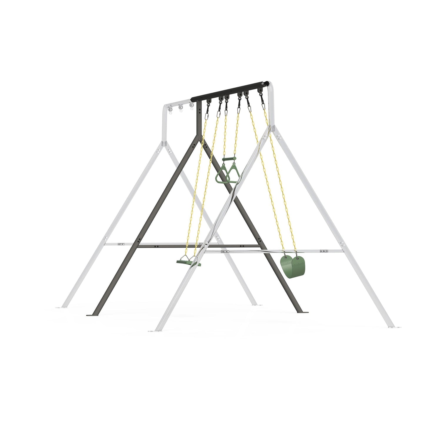 gobaplay Modular Steel Outdoor Adventure Swing Set Extension Package  - 407523