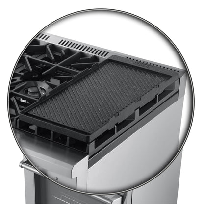 Forno 2-Piece Appliance Package - 30-Inch Gas Range with Air Fryer & Wall Mount Hood in Stainless Steel - AP2-6276-30
