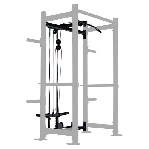 Titan fitness Lat Tower Rack Attachment Fits T-3 & X-3 Series Bolt-Down Power Racks - 401035