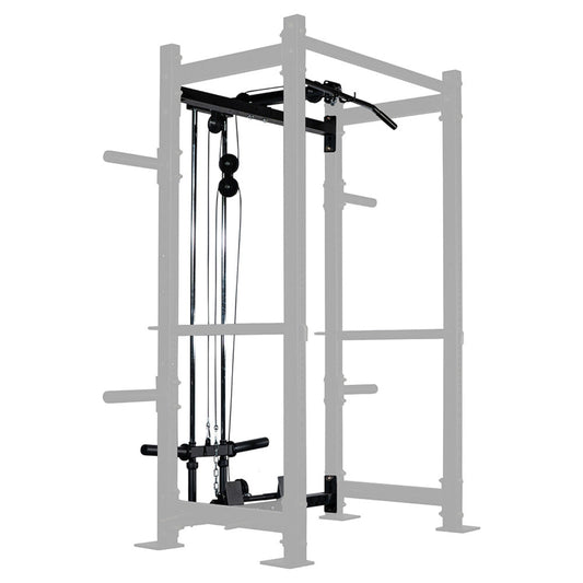 Titan fitness Lat Tower Rack Attachment Fits T-3 & X-3 Series Bolt-Down Power Racks - 401035