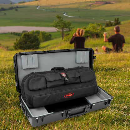 SKB Hard Protective Storage Case With Wheels for Equipment, iSeries, Dark Gray - 412821