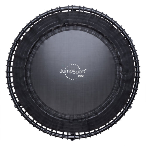 Disc-O-Bed JumpSport 550 Workout Rebounder for Adults, 44" | PRO CE | Mini Exercise Fitness Trampoline Jumper with Cables | Black - 414166