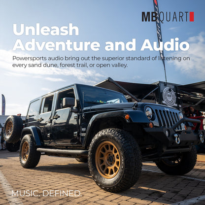 MB Quart 6.5" Rear Speaker Enclosures Kit for RZR Pro XP, Turbo R, Pro R 20-24 - 422652