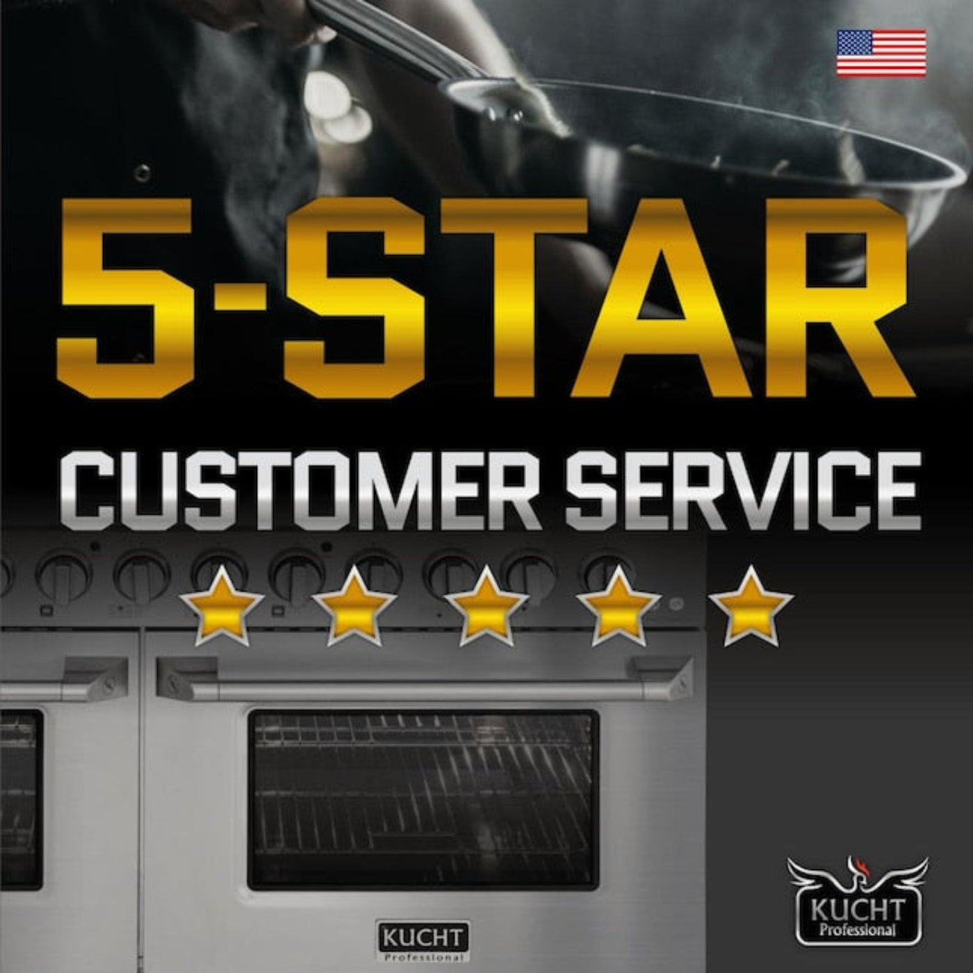 Kucht 30" Pro-Style Propane Gas Dual Fuel Range in White with Gold Accents, KDF302/LP-W-GOLD - KDF302/LP-W-GOLD
