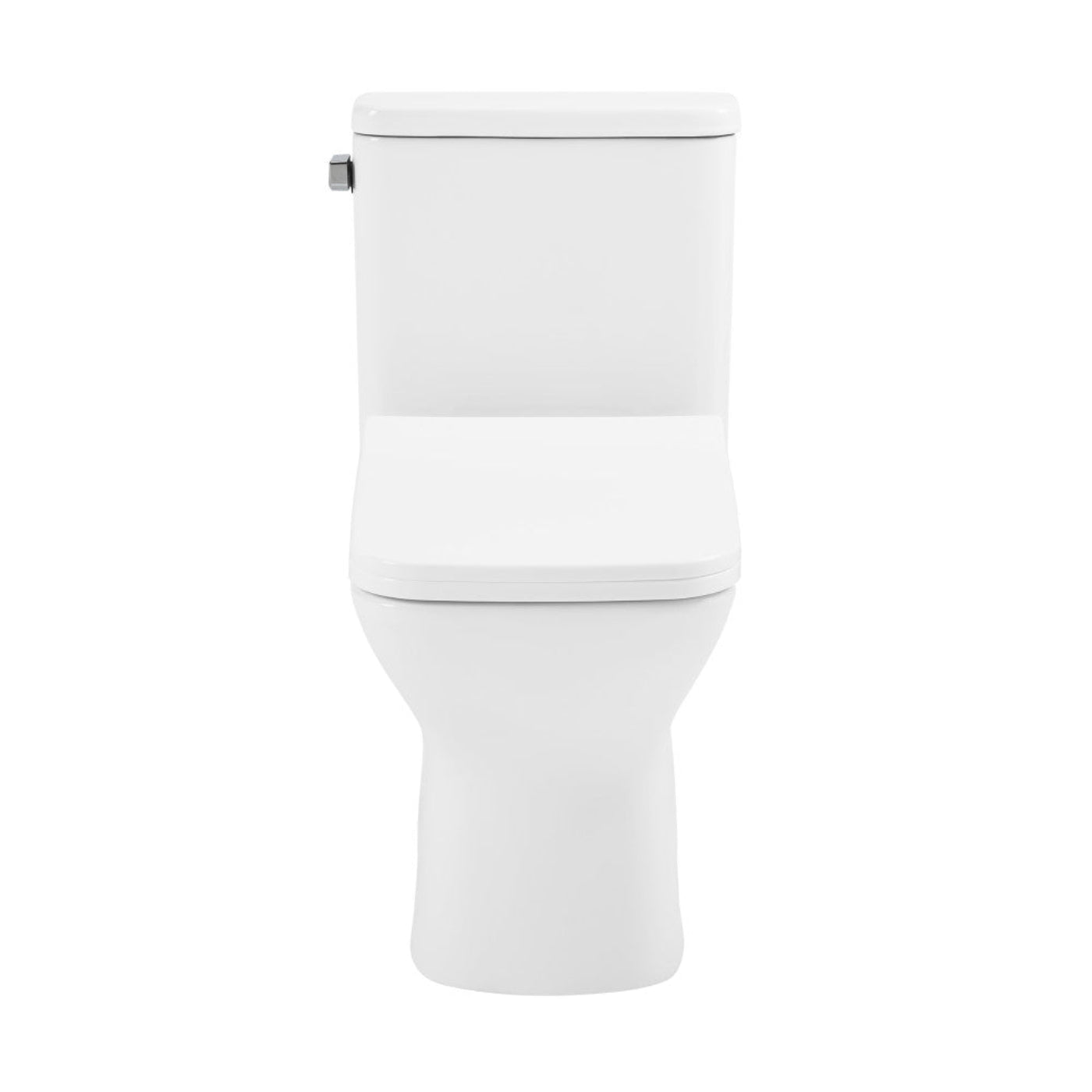 Swiss Madison Carre One Piece Square Toilet Left Side Flush, 10" Rough-In 1.28 gpf - SM-1T272