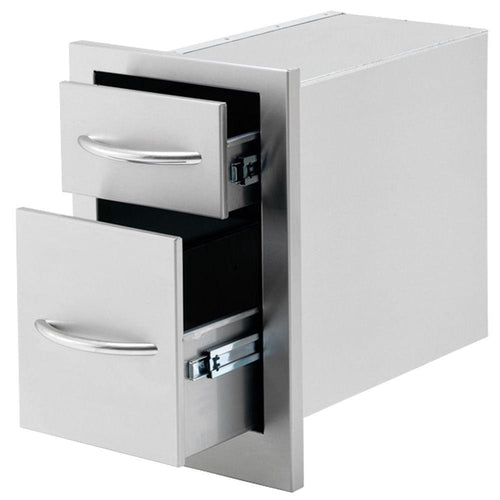 Cal Flame 2 Drawer Deep Drawer Storage BBQ07868P