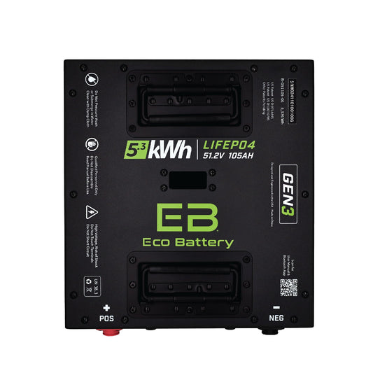 Eco Battery 51V 105AH Thru-Hole Battery Bundle / ICON EV / 2017-21 (Toyota Neos MCU) - B-3382