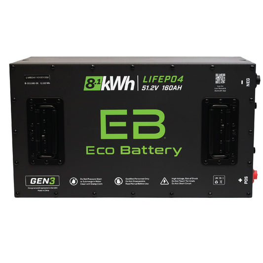 Eco Battery 51V 160AH Battery Bundle / Club Car Carryall - B-3105