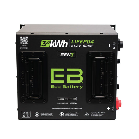 Eco Battery 51V 60AH Battery Bundle / Yamaha Drive / G29 / 2007-10 - B-3506