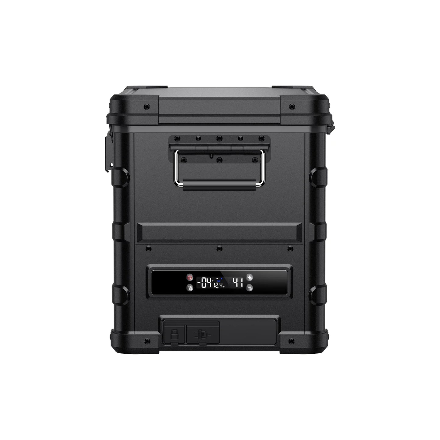 APL35 Dual Zone Aluminum Black Fridge | ICECO | 35 LT