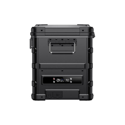 APL35 Dual Zone Aluminum Black Fridge | ICECO | 35 LT