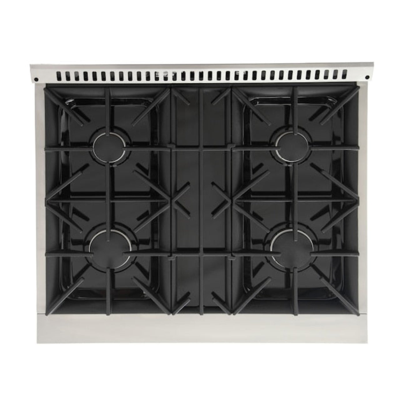 Kucht 30" Pro-Style Propane Gas Dual Fuel Range in Black with Gold Accents, KDF302/LP-K-GOLD - KDF302/LP-K-GOLD